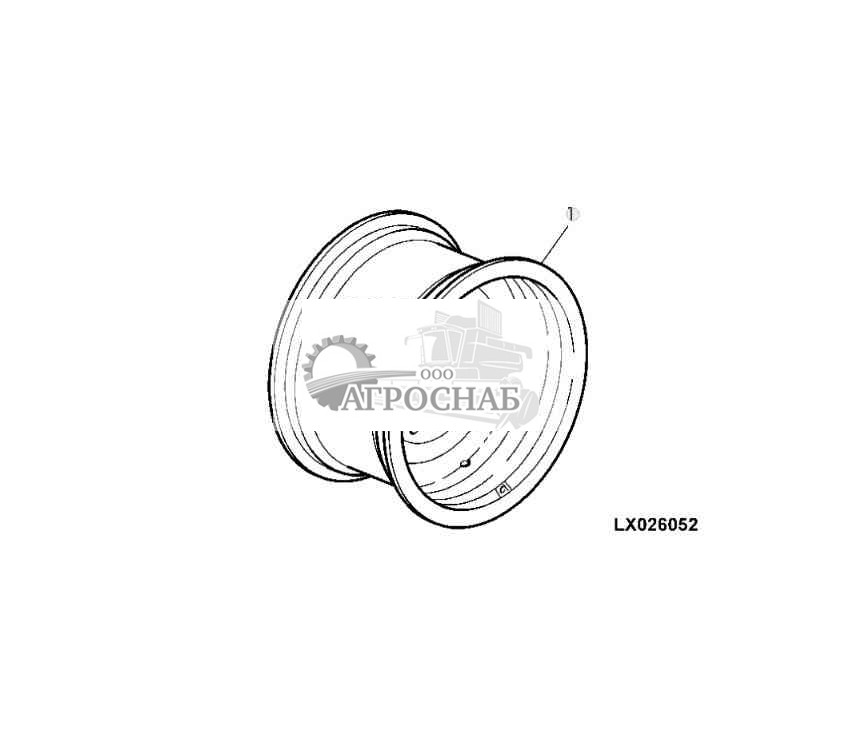 ПЕРЕДНИЕ КОЛЕСА (ДИАМЕТР ОКРУЖНОСТИ БОЛТА 335 MM) 